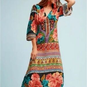 EUC FARM Rio x Anthropologie Rosario Midi Dress